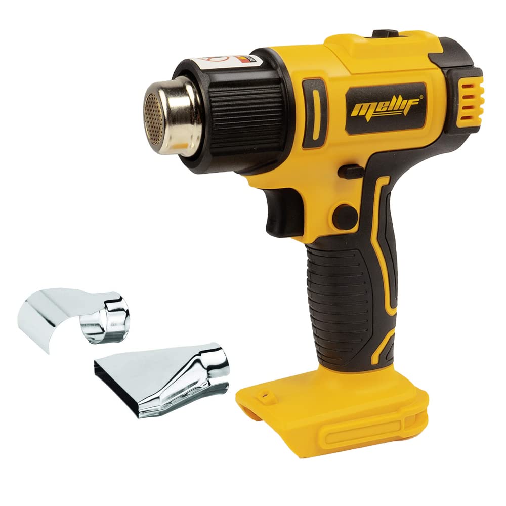 Heat Gun Cordless for Dewalt 18v Li-ion Battery Powered Hot Air Gun for Vinyl wrap Shrink tubing (Tool Bare, No Battery, No Charger)
