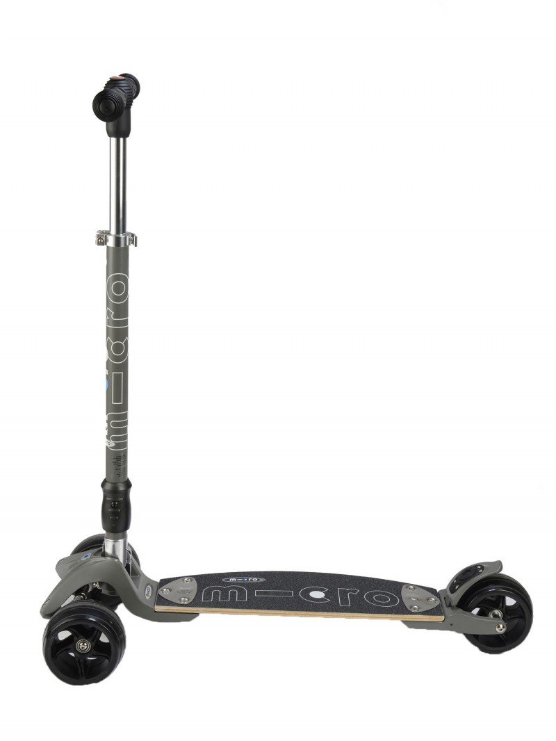 Micro Kickboard Monster Vulkangrau Tretroller 3-Wheel