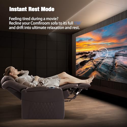 Luxury Leather Theater Seating Row