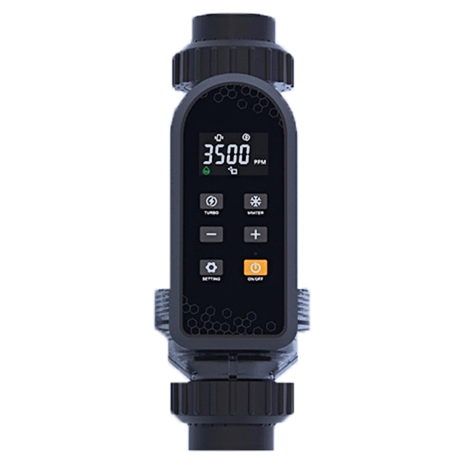 Système d'Électrolyse Au Sel pour Piscines, Générateur De Chlore Au Sel De Grande Capacité, Système d'Électrolyse Au Sel Intelligent avec Panneau Numérique Intelligent,withoutAPPcontrol-50g/h(40K~60K)