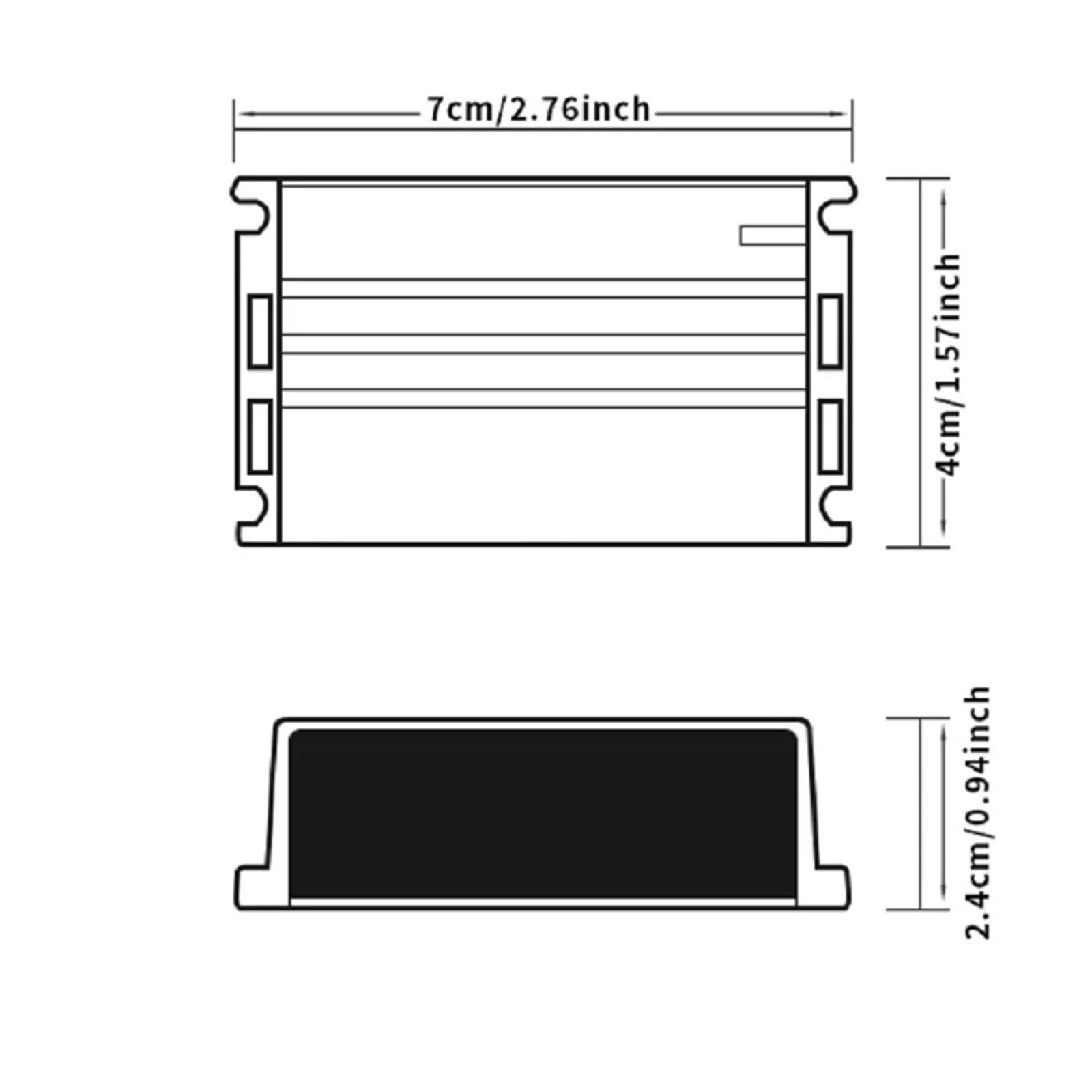 12V 24V 36V 48V 60V 72V to 5V 5A 10A DC DC Step Down Voltage Converter 12 24 36 48 60 72 Volt to 5 Volt Car Buck Power Convertor(in Out Connectors,DC 60V 72V (10-90V)_DC 5V 10A 50W Max)