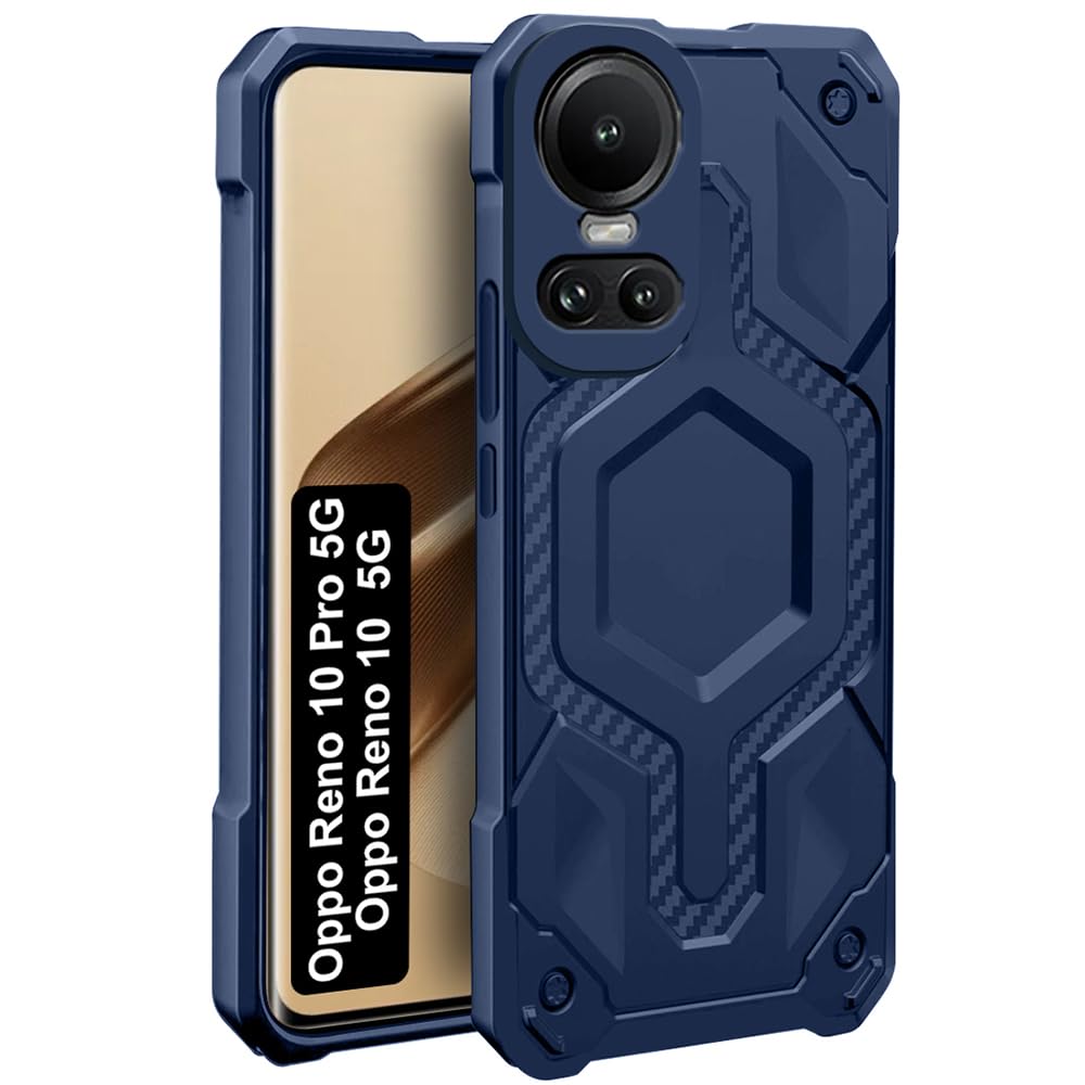 Fashionury Oppo Reno 10 5G / Reno 10 Pro 5G Back Cover | Hybrid Defender Series | Shockproof Armor Bumper | Ultimate Drop Protection | Soft TPU Case for Oppo Reno 10 5G / Reno 10 Pro 5G (Blue) (B0CGTVRY6Y) Amazon Price History, Amazon Price Tracker