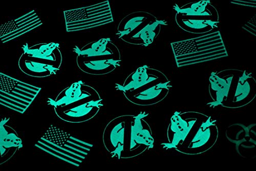 Glow In The Dark Ghostbusters Embroidered Iron On Patch Applique Logo Costume Cosplay Uniform Sign Symbol Kill Ghost Zombie Team #TOP4