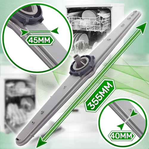 Oberer Sprüharm für Geschirrspüler mit dem Originalcode 1745300400 481236068824 C00312999 für Beko für Whirlpool für Indesit - Garantie 5 Jahre - ONIX TECH