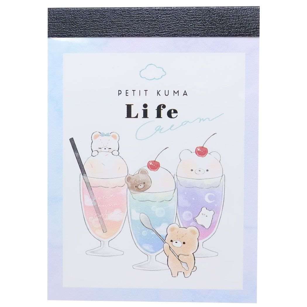 Amazon.co.jp: プチクマライフ[メモ帳]ミニミニメモ/クリームソーダ