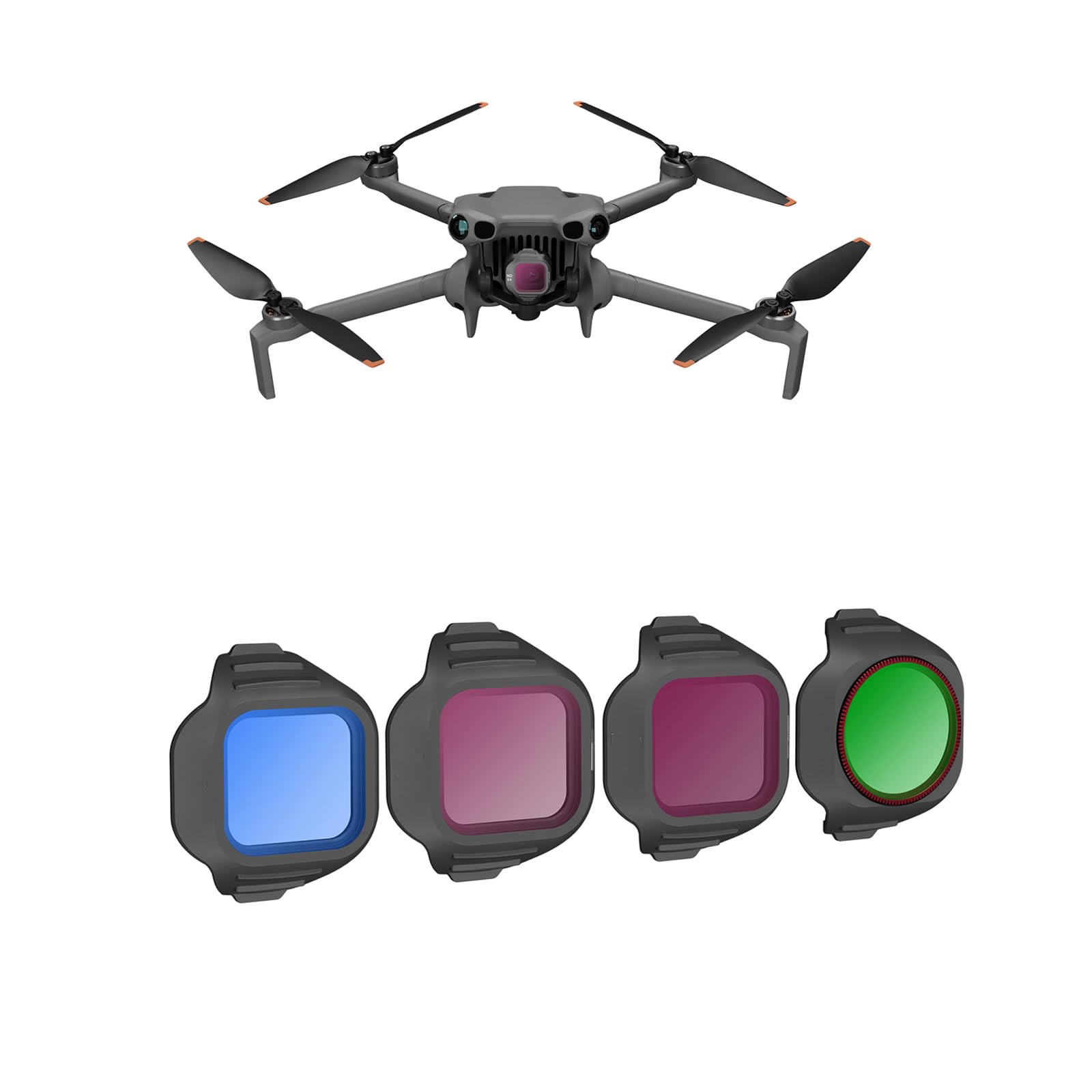 Zestaw filtrów do DJI Mini 5 Pro, CPL/ND16/ND64/Anti-Light Pollution Multi-Coated Optical Glass Lens Filters Kompatybilny z Mini 5 Pro Drone Camera Akcesoria