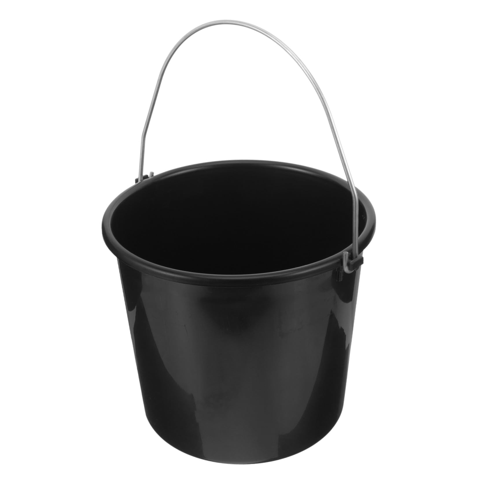 Cubo de alimentación para terneros de 8 litros con asa, cubo de plástico grueso multiusos para alimentar y regar ganado, ideal para terneros y otros animales