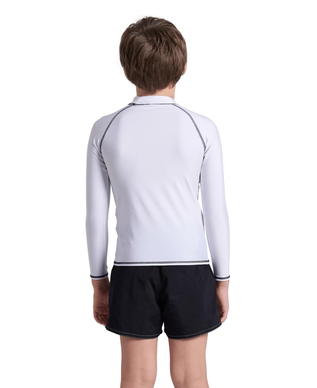 arena Unisex Jr Rash Vest L/S Graphic Rash Guard Shirt Garçon