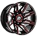 XF Off-Road XF-218 20x9 6x135 6x139.7 0 Cb 106.4 Gloss Black & Red Milled