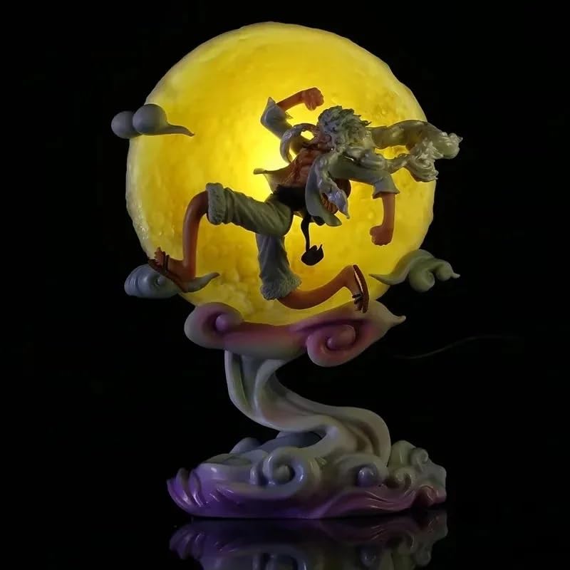 Figurine Luffy Gear 5 God Nikka One Piece - Lampe 16 Cm Neuve