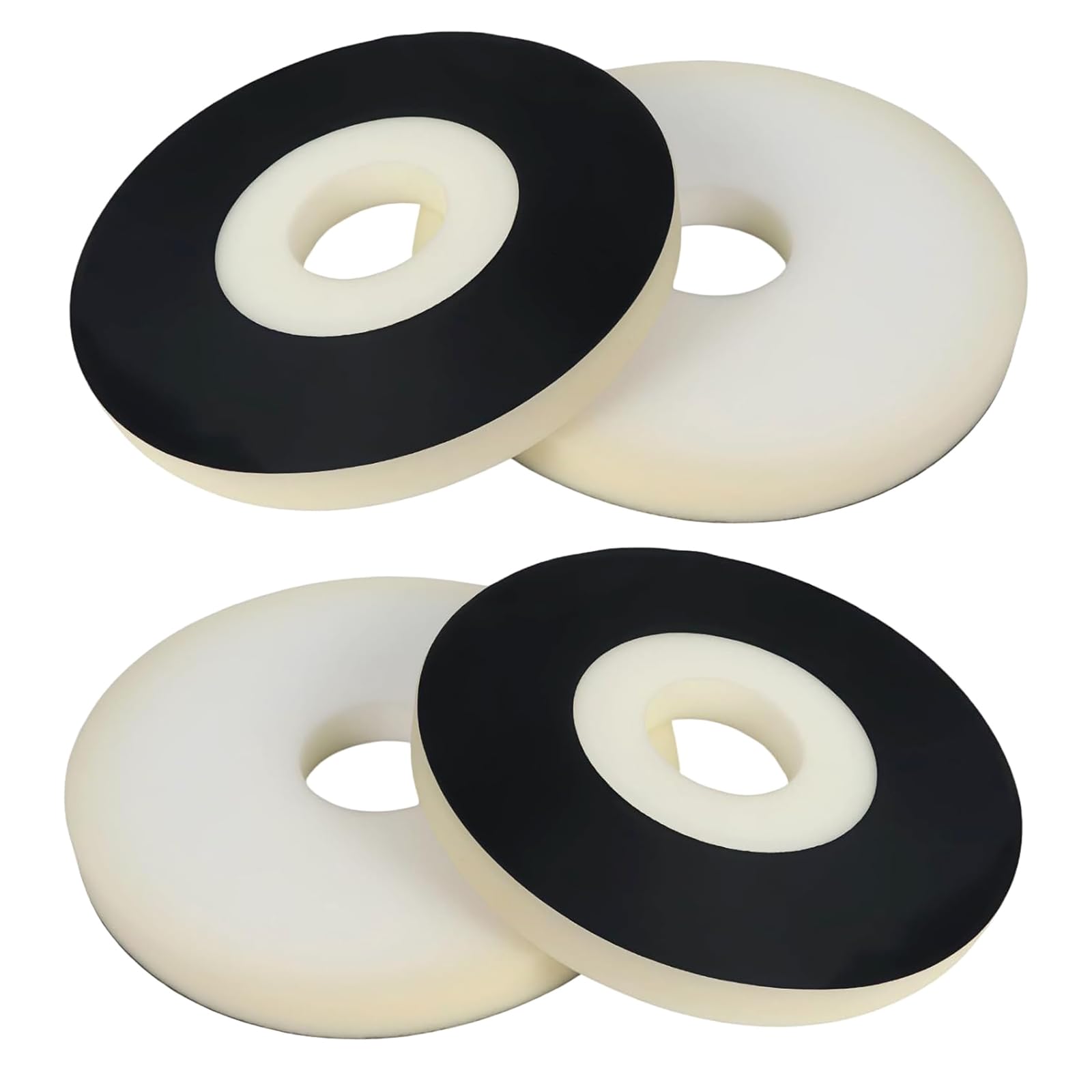 4Pcs 9Inch Round Sanding Pad Sturdy Construction Multifunctional Foam Backing Pad for Multiple Use on Sanders and Grinders Backing