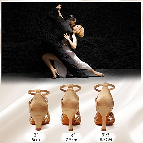 RUYBOZRY Scarpe da Ballo Latino Americano Donna in...