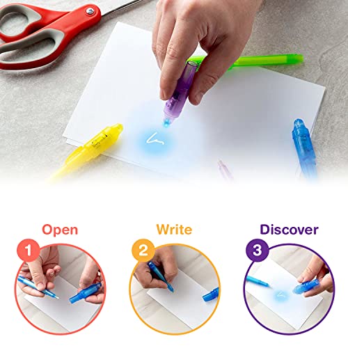 Pixels Party Favors For Kids | Set Of 12 | Invisible Ink Pens And Mini Notebooks | Goodie Bag Stuffers With Invisible Ink Pens For Miner Craft Party Favor For Kids, Classroom Prizes, Gift Bags & More! #TOP3