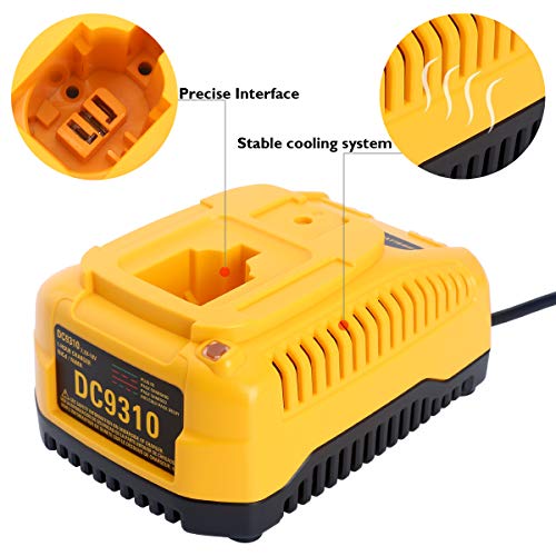 Qbmel DC9310 Fast Charger Replace For Dewalt 18 Volts Battery Charger Dw9116 Compatible With Dewalt 7.2V-18V Battery Xrp Nicd/Nimh Battery Dc9098 Dc9096 Dc9091 De9057 Dw9072 thumb #3