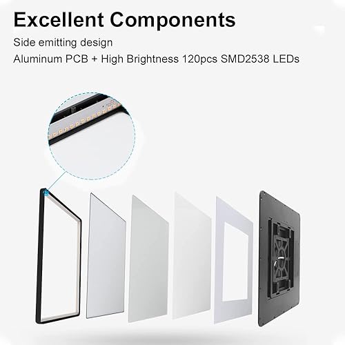 Miniatura 8 de Lámpara de techo LED de 12 pulgadas y 24 W, montaje empotrado, luz blanca diurna de 5000 K, lámpara de techo plana negra de 3200 lúmenes, lámpara de