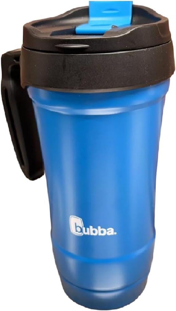 Bubba Hero Stainless Steel Travel Mug with Handle, 18 oz.,Tutti Fruity Blue