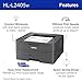 Brother HL-L2405W Wireless Compact Monochrome Laser Printer with Mobile Printing, Black & White Output | Includes Refresh Subscription Trial(1), (Renewed Premium)