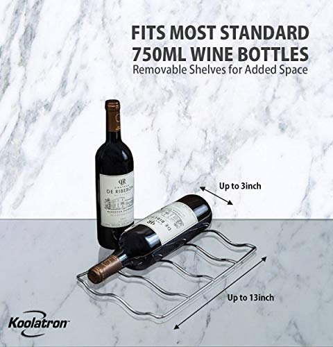 Urban Series 10 Bottle Single Zone Wine Cooler, Thermoelectric Wine Fridge, 1 Cubic Foot Freestanding Wine Cellar for Small Kitchen, Apartment, Condo, Cottage, RV