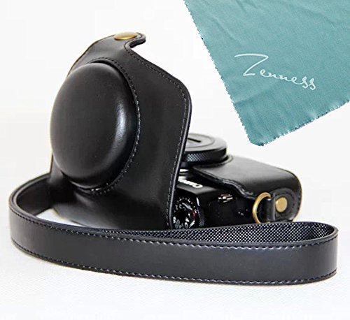 PDXD-share PU Leather Case Camera Case Bag for Canon PowerShot G7X Digital Camera (Coffee)