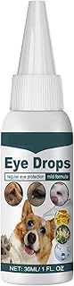 Pet Dog Eye Drops 1 fl oz Eye Drops for Dogs and Cats Vet-Recommended Dog Eye Infection Treatment to Soothe Eye Infection ...