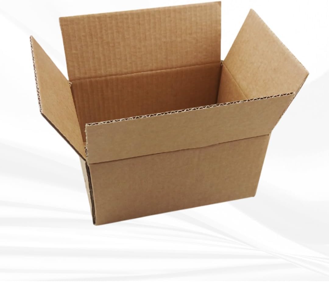 Karton Schachtel Versandbox 25x22x20 cm: Optionen 25x22x5 -> 25x22x20 - Set 10 Stück, Einwellig - Kleine Pappkarton Faltschachtel für Versand, Verpackung, E-Commerce, Geschenke, Verpackungen