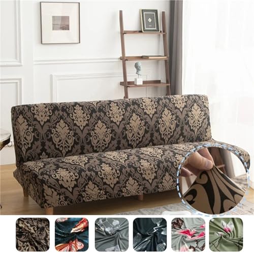 Housse de canapé-lit extensible pour protéger un futon taché