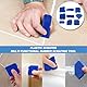 Fugenglätter Set 9 Stück Blau Fugenabzieher Fugen Glätter Caulking Werkzeug Kit Abzieher Fugen Entferner Set für Silikon Küche
