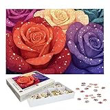 Puzzle 6000 Piezas Adultos, Puzzle Rosa con Exquisita Caja de Embalaje, 6000 Piezas Rompecabezas Desafiante para Adultos, Rompecabezas Flor para Toda la Familia, Regalo Mujer, Regalo Hombres, -7484
