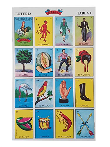 Catálogo para Comprar On-line Tris historial los más recomendados. 44 Autentica - Loteria - 10 Tablas by Gallo de Don Clemente