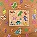 Pikatoyz® Wooden Puzzles for Toddlers 1-3 – Montessori Educational and Learning Toys – Wooden Baby Puzzle for Kids 1 Year and Up – Developmental Toys – Baby Puzzles for Early Learning