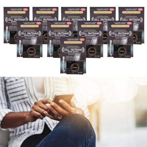 10pcs Adesivos de Aprimoramento de Sinal de Telefone Móvel, Adesivos de Reforço de Antena de Sinal C