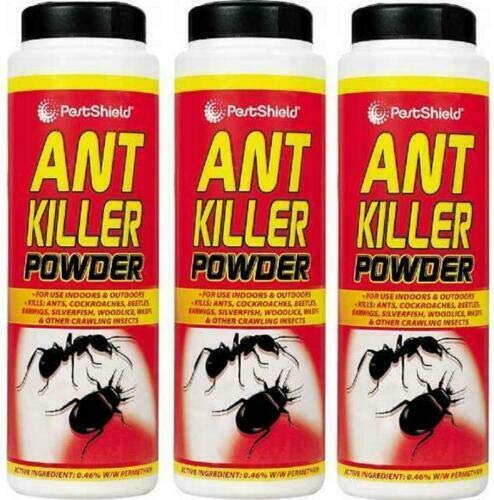 3X240G Pest Shield Ant Killer Powder Cockroache Carpet Beetles Wasps Woodlice UK