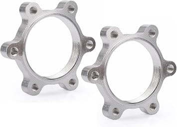 2 جهاز كمبيوتر شخصى دراجة الدراجة Freewheel الخيوط محاور قرص القرص سبائك الألومنيوم الفرامل الدوار 44 mm 48 mm شفة محول 48 mm
