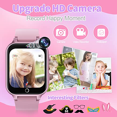 Reloj-Inteligente-Nino-Smartwatch-Ninos-con-26-Juegos-HD-Camara-Alarma-Reproductor-de-Musica-Podometro-Caloria-Pantalla-Tactil-Reloj-Nino-Juguetes-Regalos-para-Ninos-Ninas-4-12