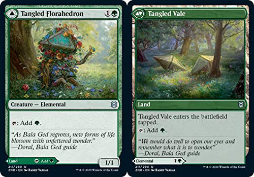 Magic: The Gathering - Tangled Florahedron // Tangled Vale