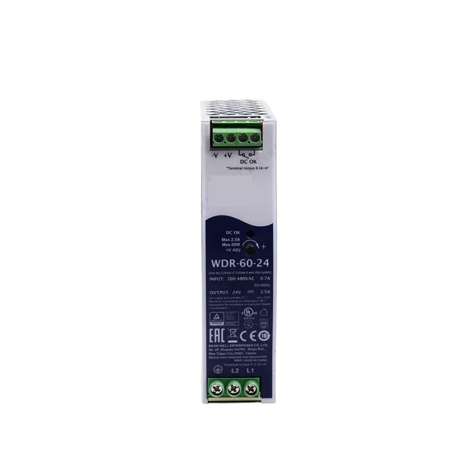 JJKKOZVQF Power Supply WDR-60 WDR-60-5 WDR-60-12 WDR-60-24 WDR-60-48 60W(WDR-60-5)
