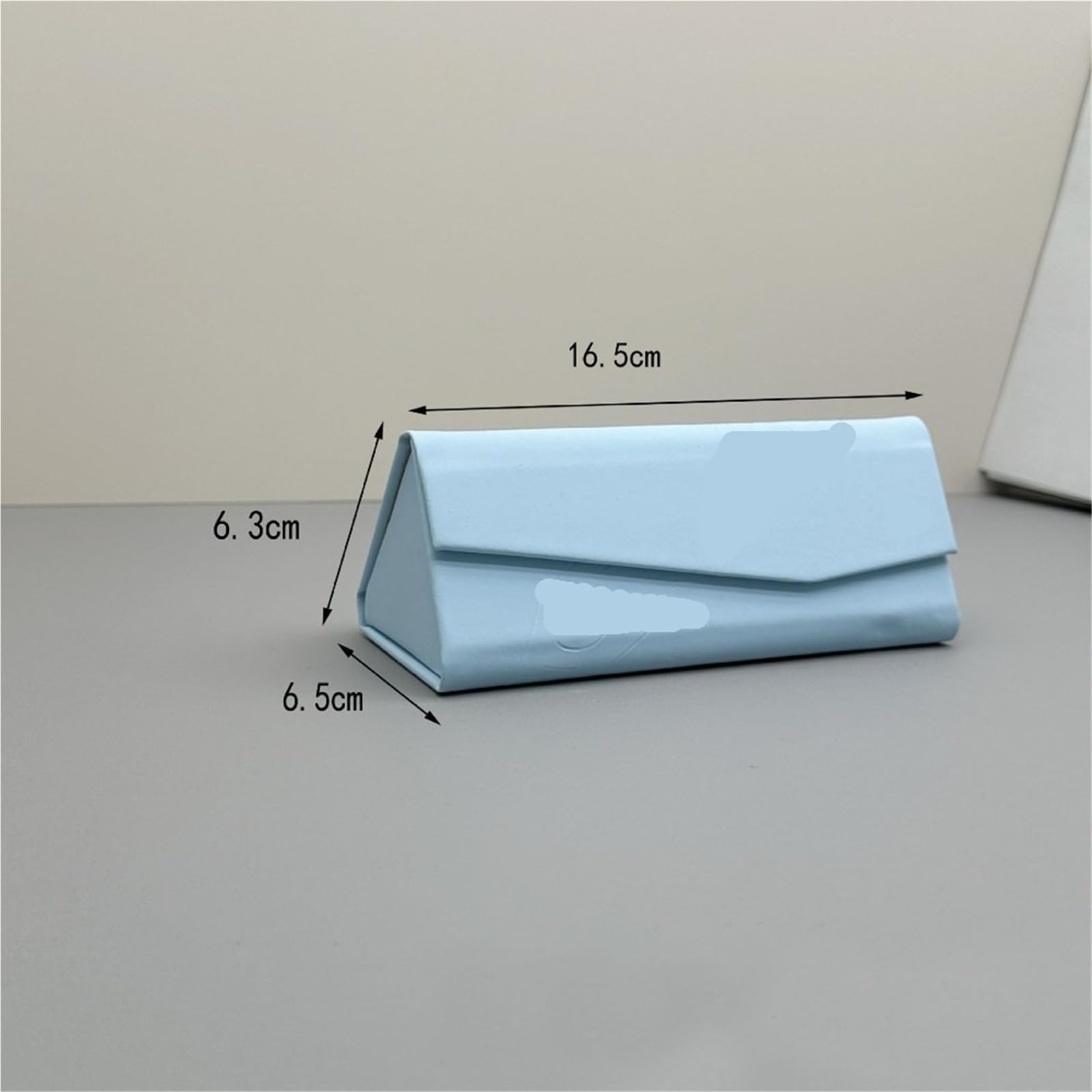 10 fundas portátiles retro plegables for gafas de sol, funda protectora triangular for para Gafas de Sol