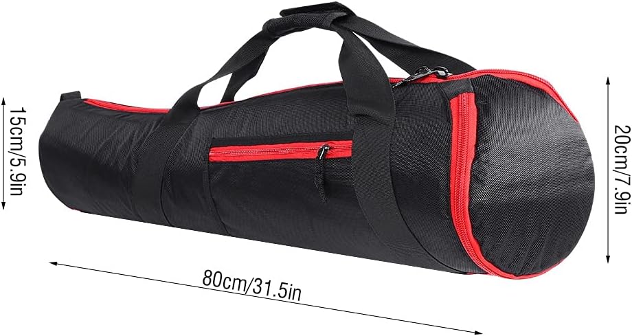 Monopod Storage Bag for, Outdoor Photography Monopod Handbag with Adjustable Shoulder Strap, Padded Nylon Carrying Case with Accessory for Tripod (DS-80 Unicorn Frame Bag (No markings))