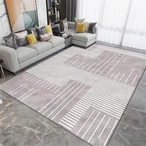 Tapis de terrasse extérieur gris 140x200cm pour salon - 2