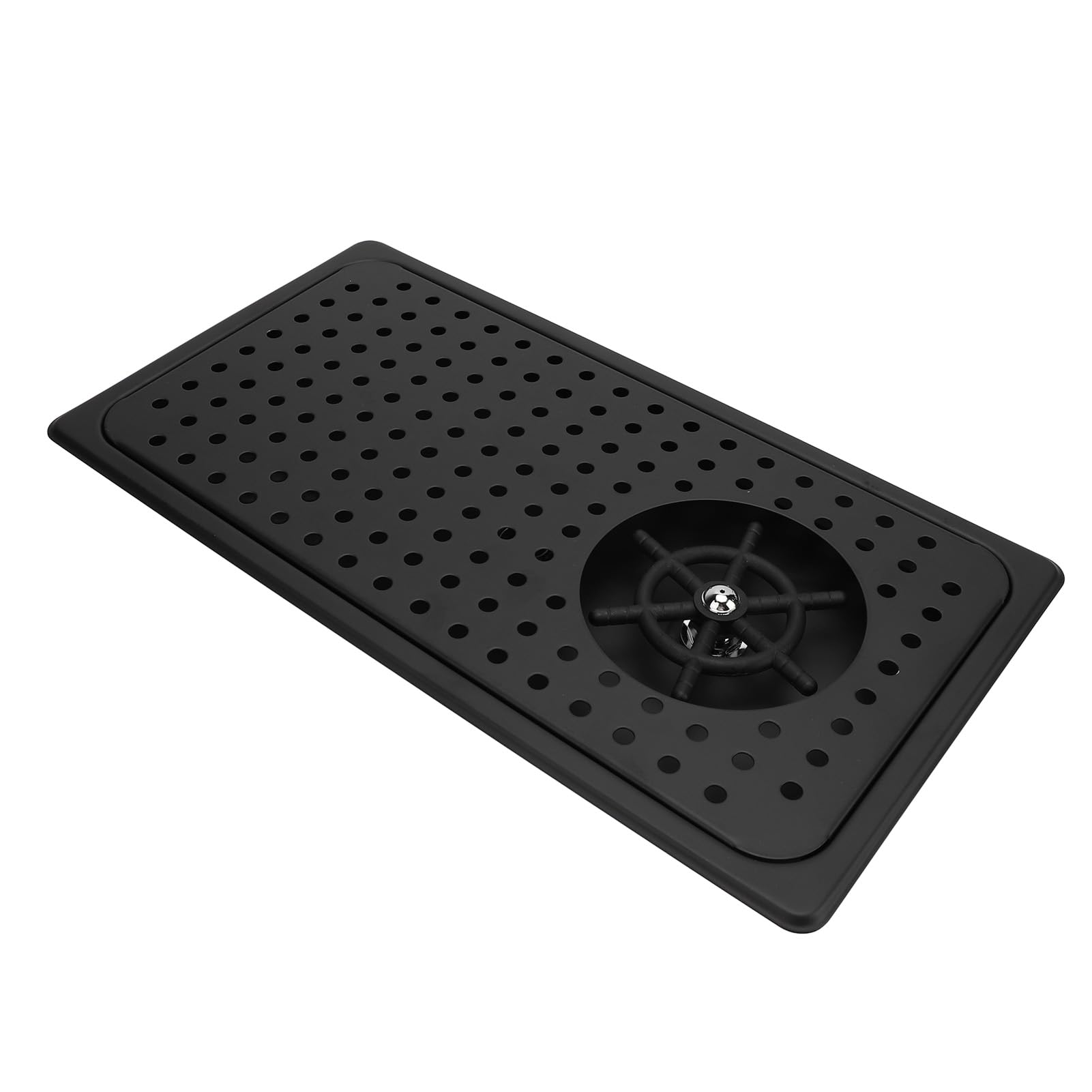 Cup Rinser Pitcher, Stainless Steel Glass Washer, High Pressure Automatic Glass Washer Cup Washing Machine with Drain Tray for Home Bar Coffee Shop Restaurant