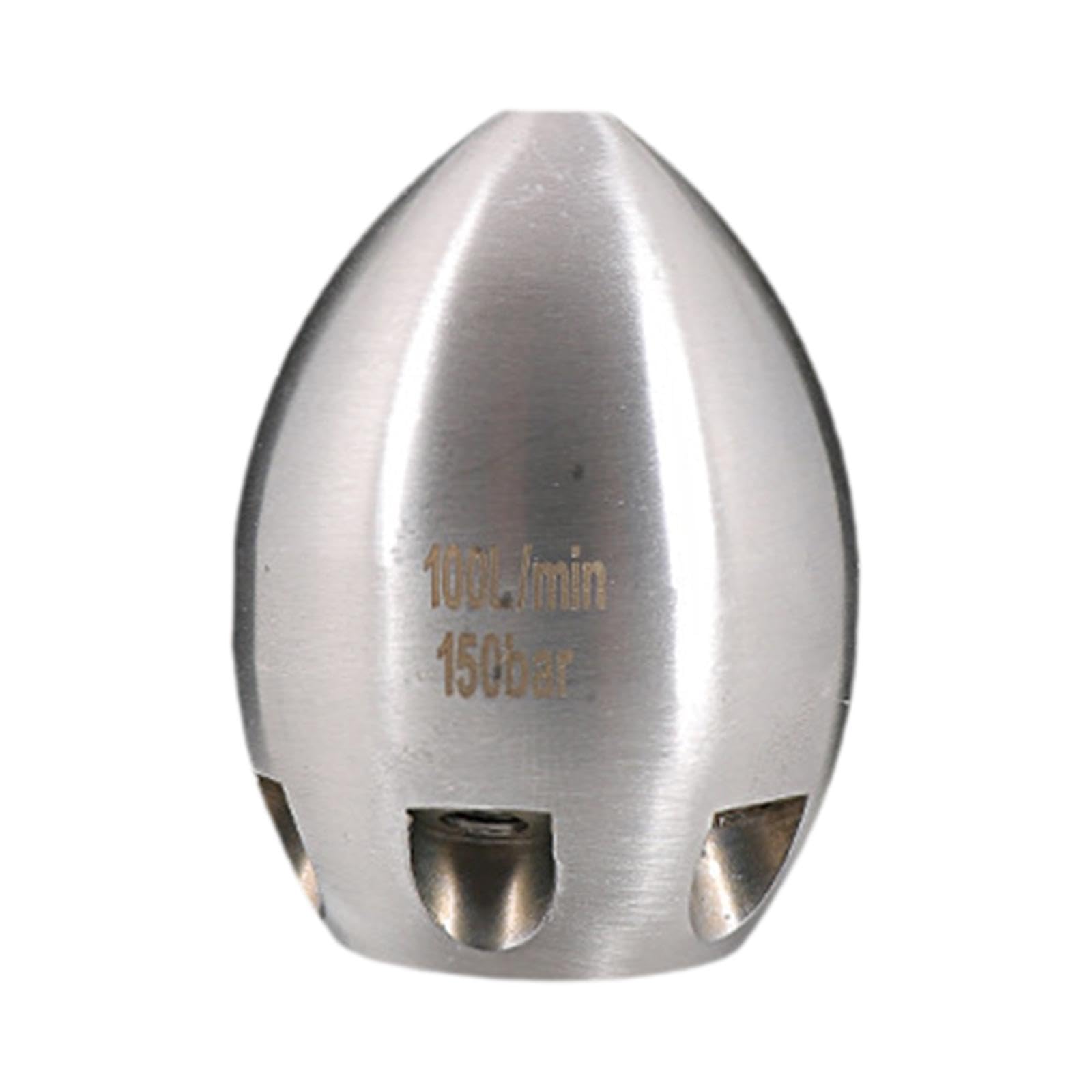 QIXCXAZ Durable High Pressure Sewer Jet Nozzle Unclogging Pipe Dredging Nozzle 1/2Thread Quick Connect Essential for Cleaning Applications Sewer Pipe, 100L