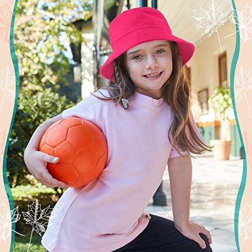 Set de 16 sombreros tipo bucket sólidos para verano miniatura 5