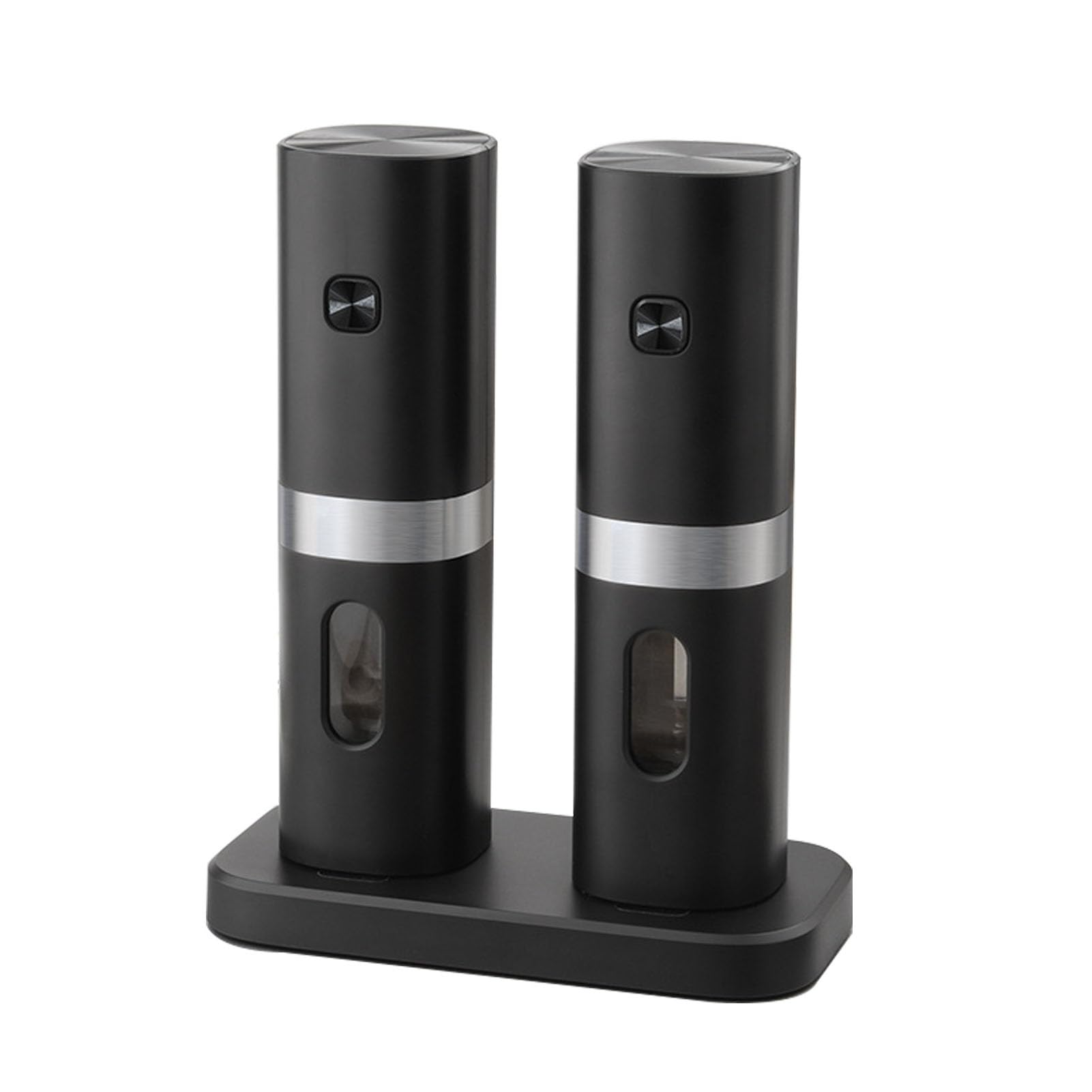 Moulin à poivre électrique et sel 70ml à finesse réglable et éclairage LED pour cuisine