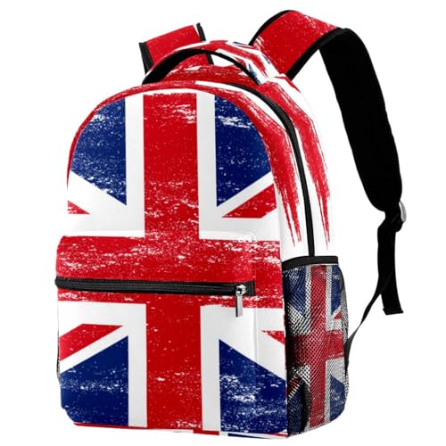 Mochila de viaje multicolor con gran apertura informal para niñas y niños