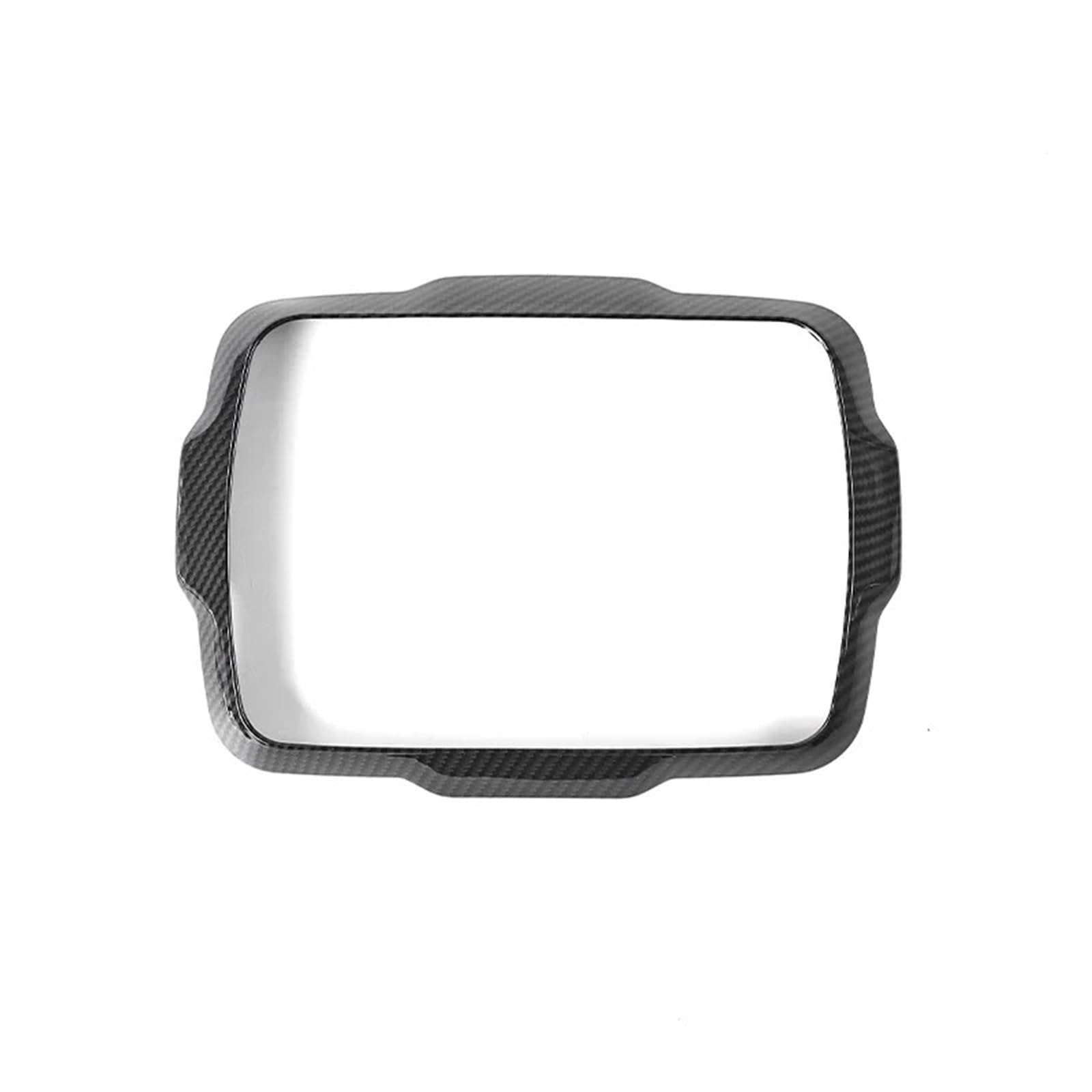 Ggwqfuh Carbon Fiber Grain Interior Trim For Jeep For Renegade 2018 2019 2020 2021 2022 2023 Up Car Gps Navigation Decoration Cover Frame Stickers Interior Accessories Auto Central Inner(Carbon Fiber Grain)