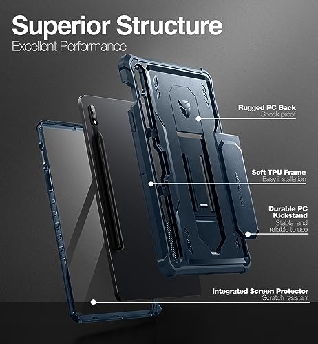 Coque Samsung Galaxy Tab S7/S8 avec support rétractable antichoc - 5