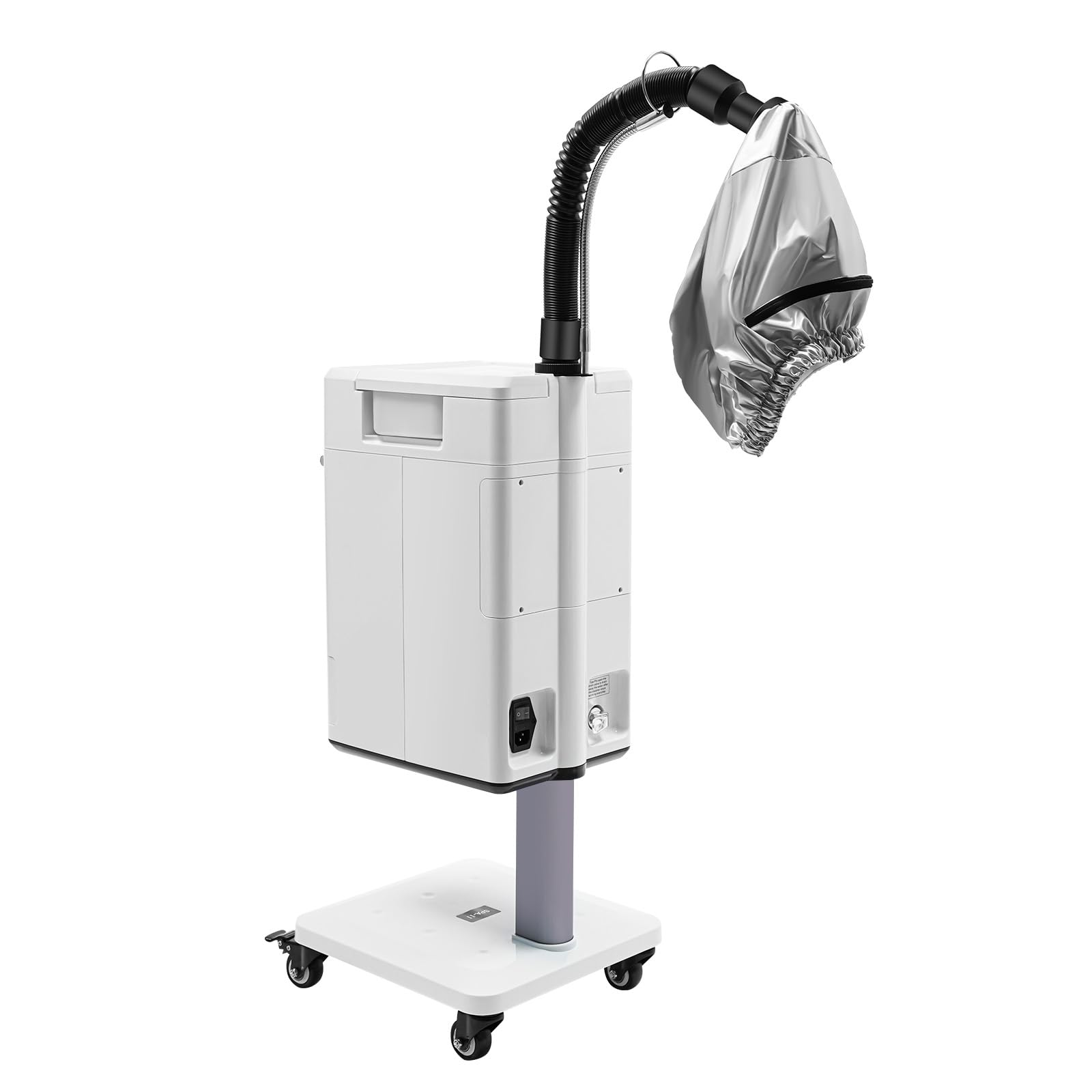 Professional Anion Hair Steamer and Dyeing Machine, 110V 500W Multifunctional Nano Hair Steamer Anion Hair Color Processor Stand Up Base Beauty Salon Spa Equipment