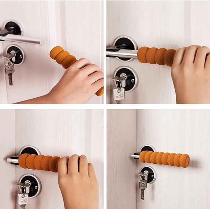 iDream Baby Safety Door Handle Cushion Cover Spiral Protector – Soft, Durable, Child-Proof Design for Injury Prevention, Shock Absorption and Enhanced Door Safety (Pack of 6) - Image 9 thumbnail