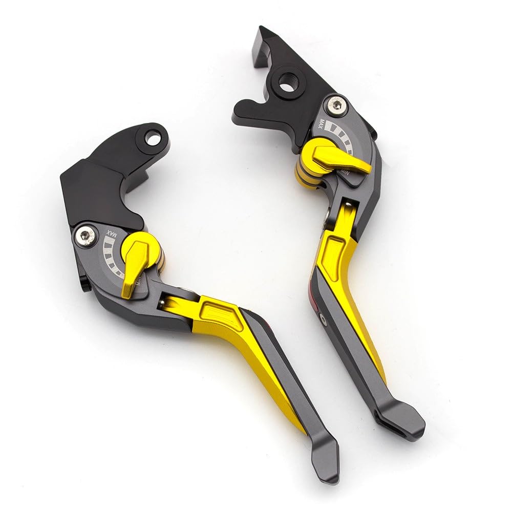 Zhannuobhd F Brake Clutch Lever Or Triumph Or Street Or Triple 765 R 765 2020 2021 2022 2024 2023 Cnc Motorcycle Aluminum Olding Extendable Brake Clutch Lever(F)