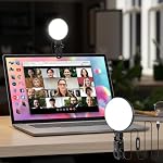 3.5'' Ring Light for Laptop, 61 LEDs Dimmable Video Conference Lighting, Portable USB Plug Clip On Ring Light Computer Laptop Pad Phone for Selfie Working Learning Zoom Meeting Live Streaming Makeup